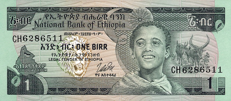 Ethiopian birrEthiopiaP30b-1Birr-LEE1969(1976)_f