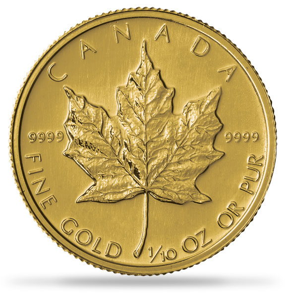 Gold 1 Oz10 oz Gold Maple Leaf