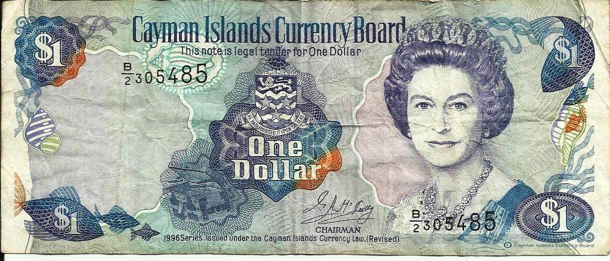Cayman Islands dollarCayman Islands Currency Board 1 Dollar ...