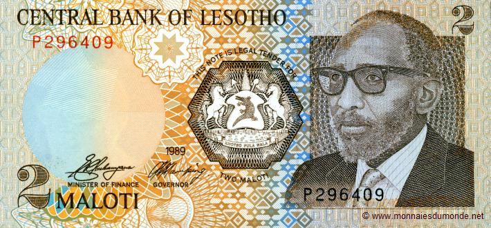 Lesotho lotiLesotho loti Banknote