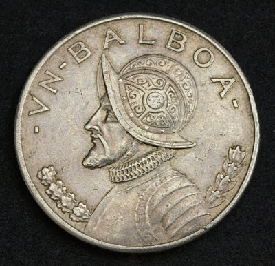 Panamanian balboaPanamanian Balboa silver coin