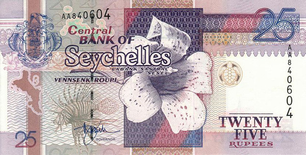 Seychelles rupeeSeychelles rupee Banknote
