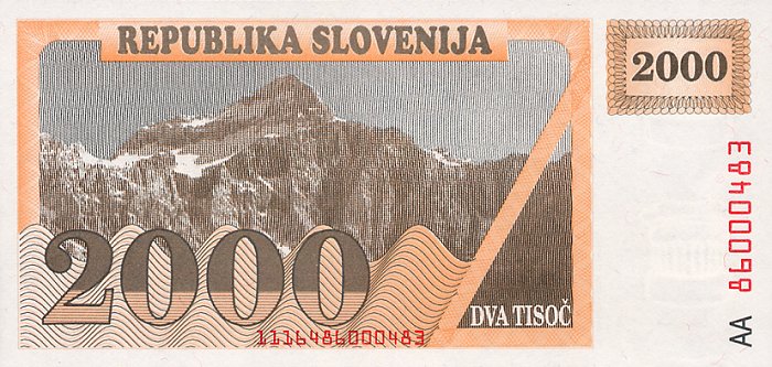 Slovenian tolarApart from Slovenian Tolar banknotes, we ...