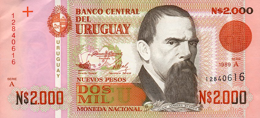 Uruguayan pesoUruguayan peso Banknote