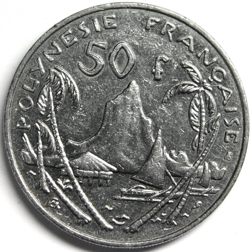 CFP franc(franc Pacifique)CFP 50 Franc