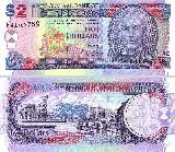 Barbados dollarcentral bank of barbados 2 dollar note ...