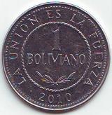 BolivianoCoin catalog : Coin ‹ 1 Boliviano